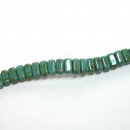 3x6mm Brick Czech Mate Persian Turquoise Picasso